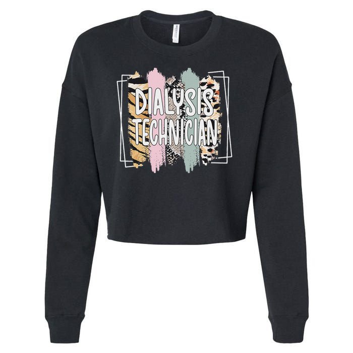 Dialysis Technician Appreciation Dialysis Tech Cropped Pullover Crew