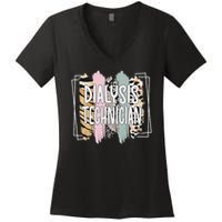 Dialysis Technician Appreciation Dialysis Tech Women's V-Neck T-Shirt