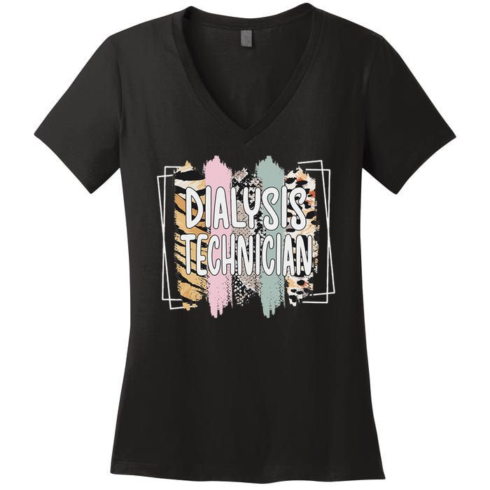 Dialysis Technician Appreciation Dialysis Tech Women's V-Neck T-Shirt