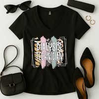 Dialysis Technician Appreciation Dialysis Tech Women's V-Neck T-Shirt