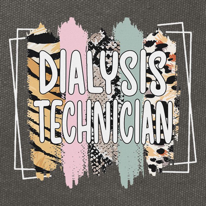 Dialysis Technician Appreciation Dialysis Tech Cotton Canvas Backpack