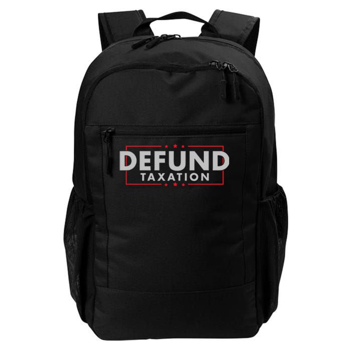 Defund Taxation Antigovernment Antiirs Taxes Daily Commute Backpack