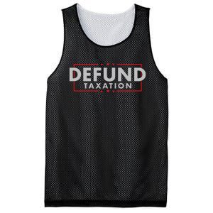 Defund Taxation Antigovernment Antiirs Taxes Mesh Reversible Basketball Jersey Tank