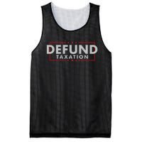 Defund Taxation Antigovernment Antiirs Taxes Mesh Reversible Basketball Jersey Tank