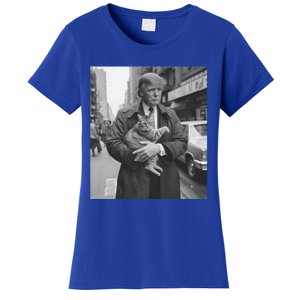 Donald Trump And Cat In Nyc Cute Gift Women's T-Shirt