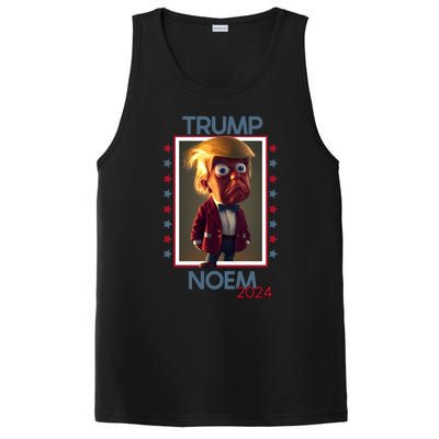 Donald Trump And Kristi Noem Election 2024 Funny Gift PosiCharge Competitor Tank