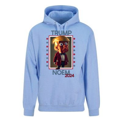 Donald Trump And Kristi Noem Election 2024 Funny Gift Unisex Surf Hoodie