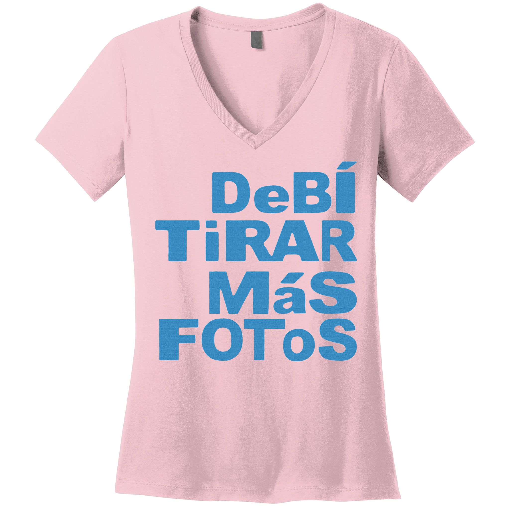 Debi Tirar Album Mas Fotos Dtmf Women's V-Neck T-Shirt