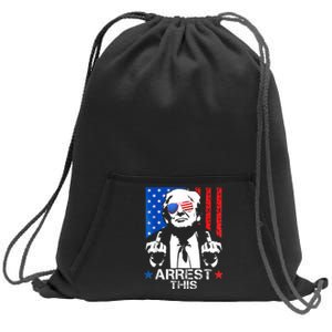 Donald Trump Arrest This Funny 2024 Election Sweatshirt Cinch Pack Bag