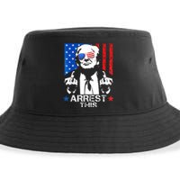 Donald Trump Arrest This Funny 2024 Election Sustainable Bucket Hat