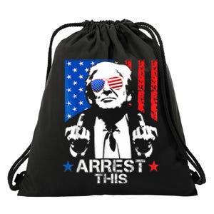 Donald Trump Arrest This Funny 2024 Election Drawstring Bag