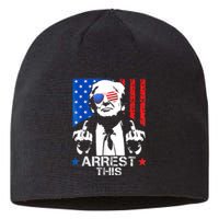 Donald Trump Arrest This Funny 2024 Election Sustainable Beanie