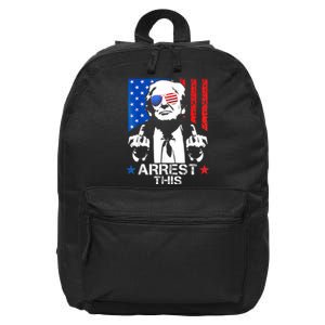 Donald Trump Arrest This Funny 2024 Election 16 in Basic Backpack