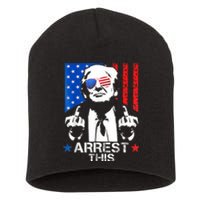 Donald Trump Arrest This Funny 2024 Election Short Acrylic Beanie