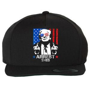 Donald Trump Arrest This Funny 2024 Election Wool Snapback Cap