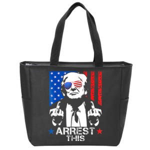 Donald Trump Arrest This Funny 2024 Election Zip Tote Bag