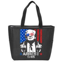 Donald Trump Arrest This Funny 2024 Election Zip Tote Bag