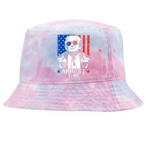 Donald Trump Arrest This Funny 2024 Election Tie-Dyed Bucket Hat