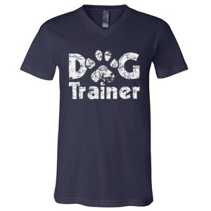 Dog Trainer Animal Lover Pet Shop Owner Agility Handler V-Neck T-Shirt