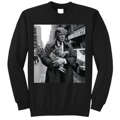 Donald Trump And Cat In Nyc Sweatshirt
