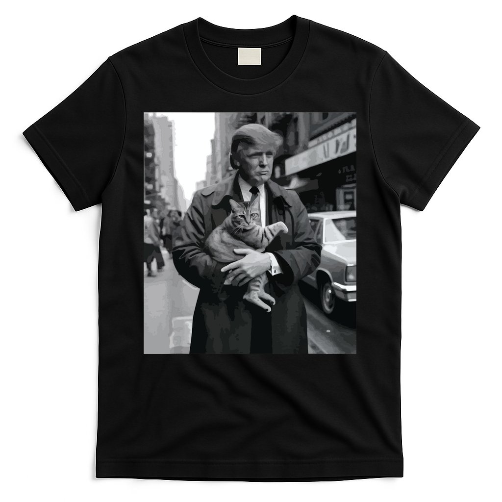 Donald Trump And Cat In Nyc T-Shirt