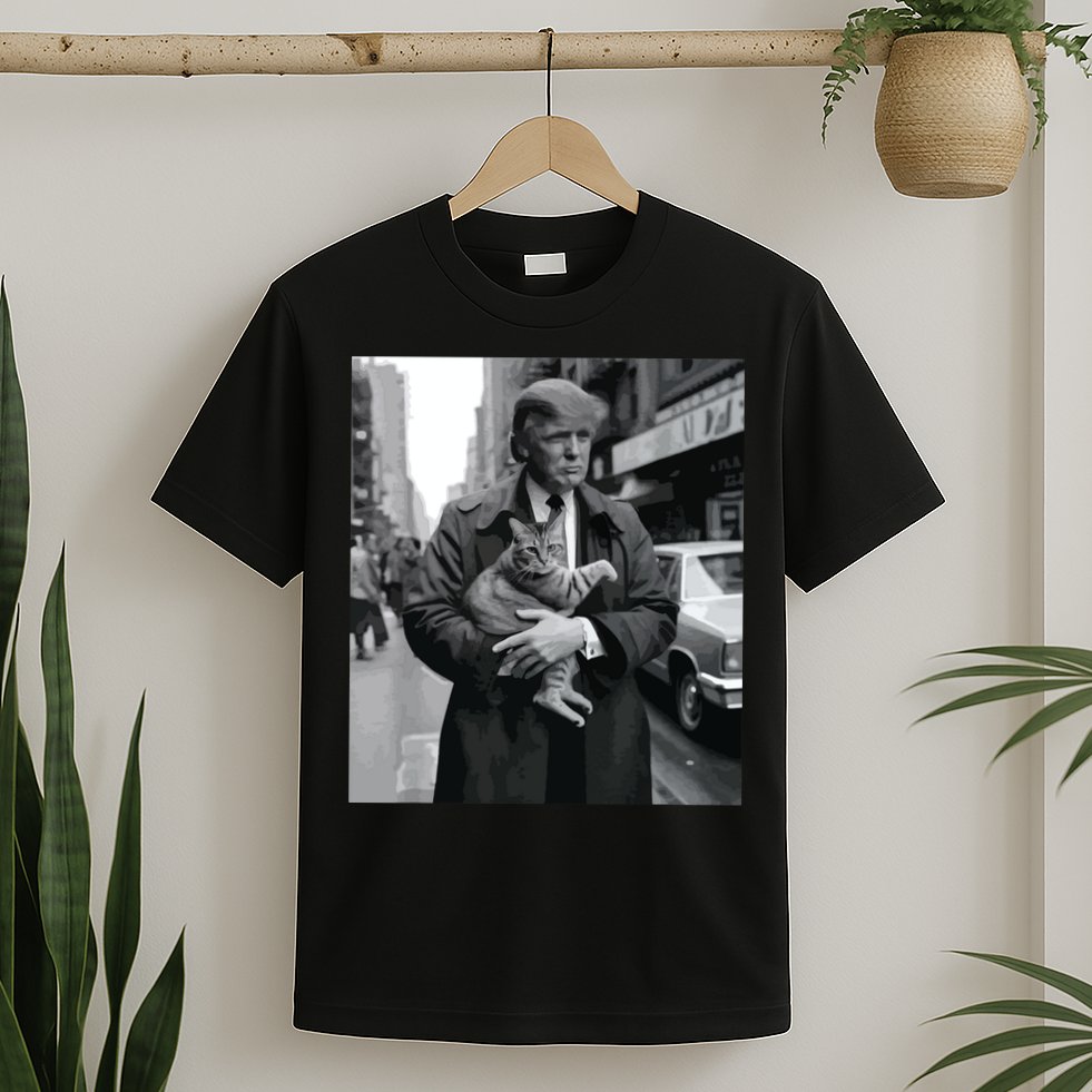 Donald Trump And Cat In Nyc T-Shirt