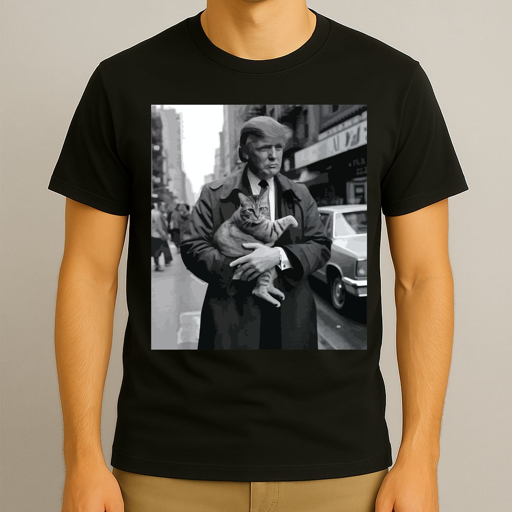 Donald Trump And Cat In Nyc T-Shirt