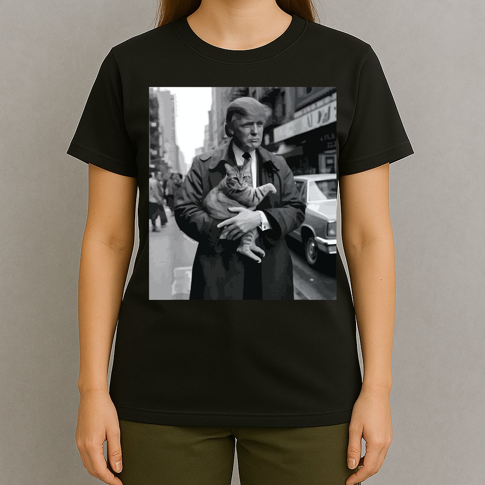 Donald Trump And Cat In Nyc T-Shirt