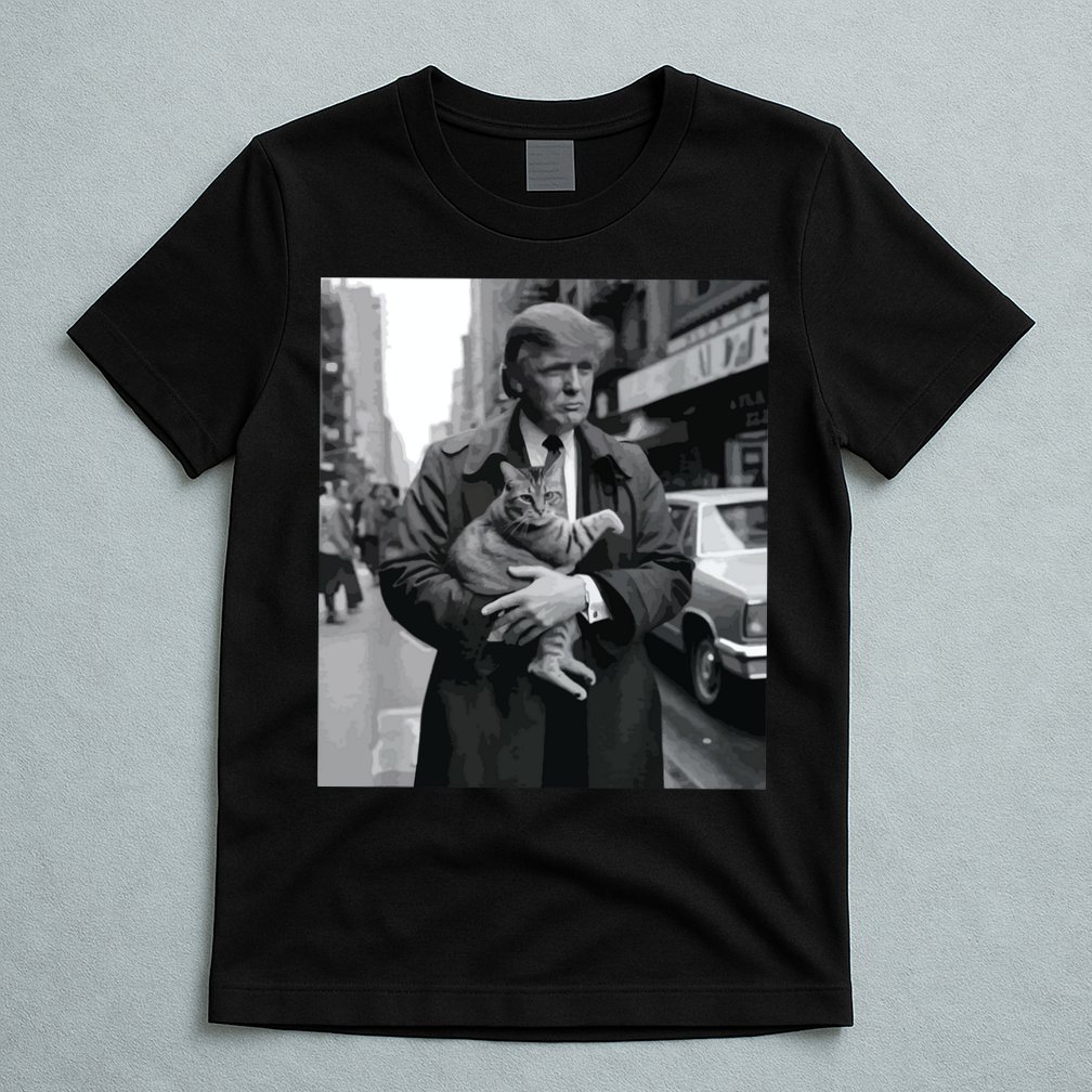 Donald Trump And Cat In Nyc T-Shirt