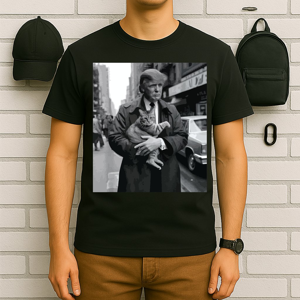 Donald Trump And Cat In Nyc T-Shirt