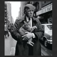 Donald Trump And Cat In Nyc Adult Drive Performance Visor