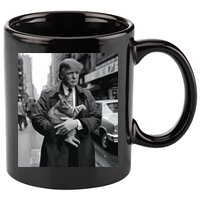 Donald Trump And Cat In Nyc 11oz C Handle Ceramic Mug