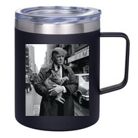 Donald Trump And Cat In Nyc 12oz Stainless Steel Coffee Mug