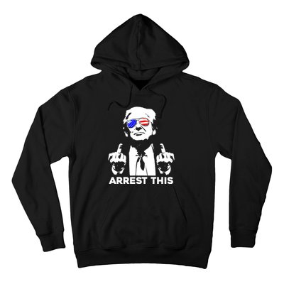 Donald Trump Arrest This Fingers 2024 Election Hoodie