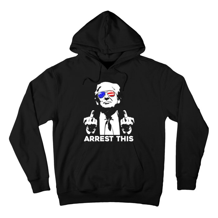 Donald Trump Arrest This Fingers 2024 Election Hoodie