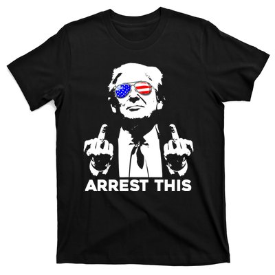 Donald Trump Arrest This Fingers 2024 Election T-Shirt