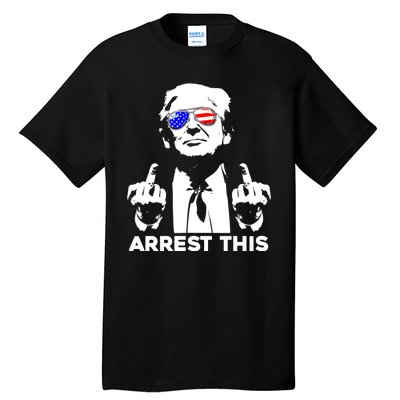 Donald Trump Arrest This Fingers 2024 Election Tall T-Shirt