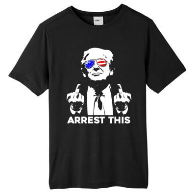 Donald Trump Arrest This Fingers 2024 Election Tall Fusion ChromaSoft Performance T-Shirt