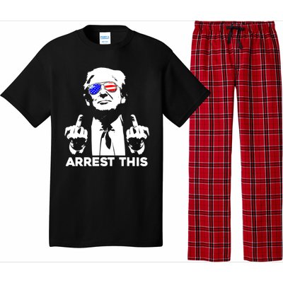 Donald Trump Arrest This Fingers 2024 Election Pajama Set