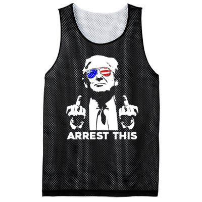 Donald Trump Arrest This Fingers 2024 Election Mesh Reversible Basketball Jersey Tank