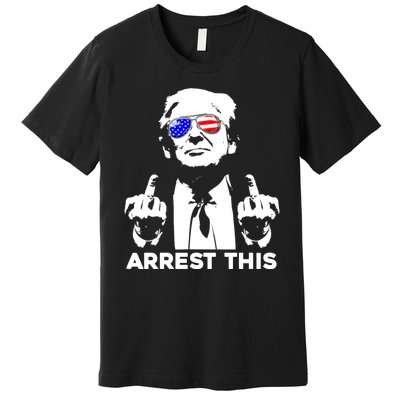 Donald Trump Arrest This Fingers 2024 Election Premium T-Shirt