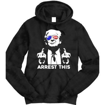 Donald Trump Arrest This Fingers 2024 Election Tie Dye Hoodie