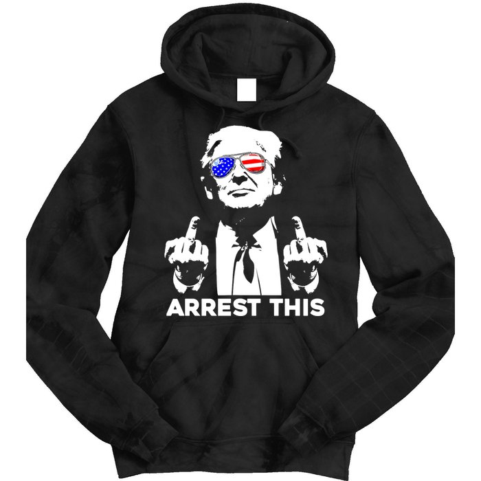 Donald Trump Arrest This Fingers 2024 Election Tie Dye Hoodie