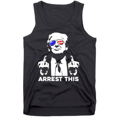 Donald Trump Arrest This Fingers 2024 Election Tank Top