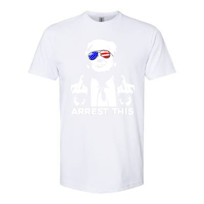 Donald Trump Arrest This Fingers 2024 Election Softstyle CVC T-Shirt