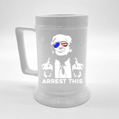 Donald Trump Arrest This Fingers 2024 Election Beer Stein