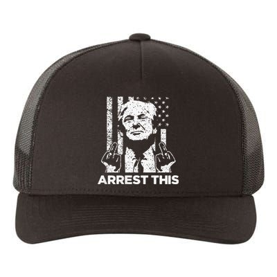 Donald Trump Arrest This Fingers 2024 Election Yupoong Adult 5-Panel Trucker Hat