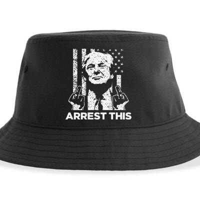 Donald Trump Arrest This Fingers 2024 Election Sustainable Bucket Hat