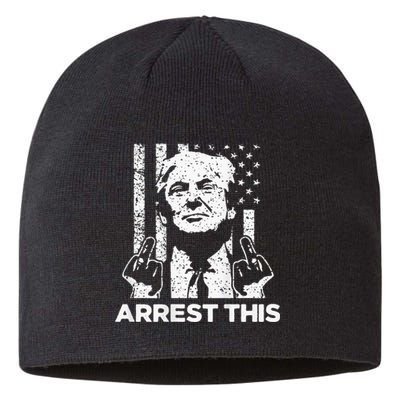 Donald Trump Arrest This Fingers 2024 Election Sustainable Beanie