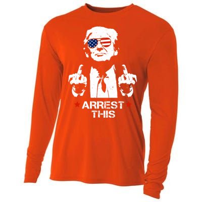 Donald Trump Arrest This Funny 2024 Election Cooling Performance Long Sleeve Crew